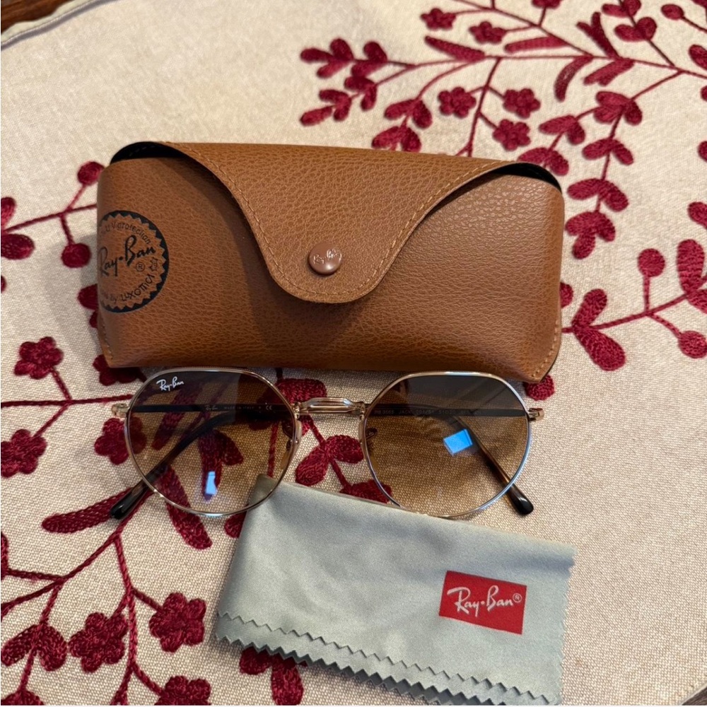 Ray-Ban Jack Amber Sunglasses (Like New)